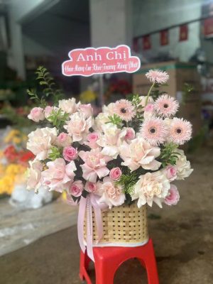 Hoa khai trương